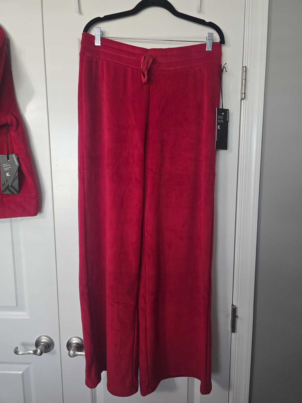 Women Wide-Leg Pants - Red